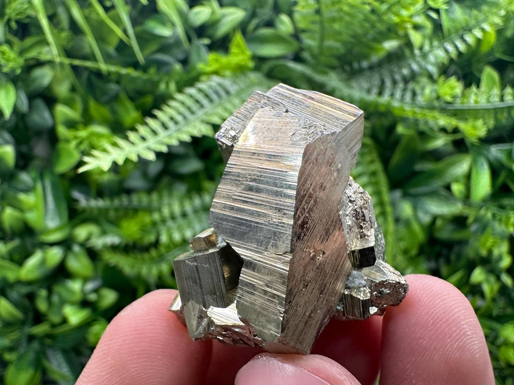Rare Floating Pyrite Cluster - Borieva Mine - Home Decor Crystal
