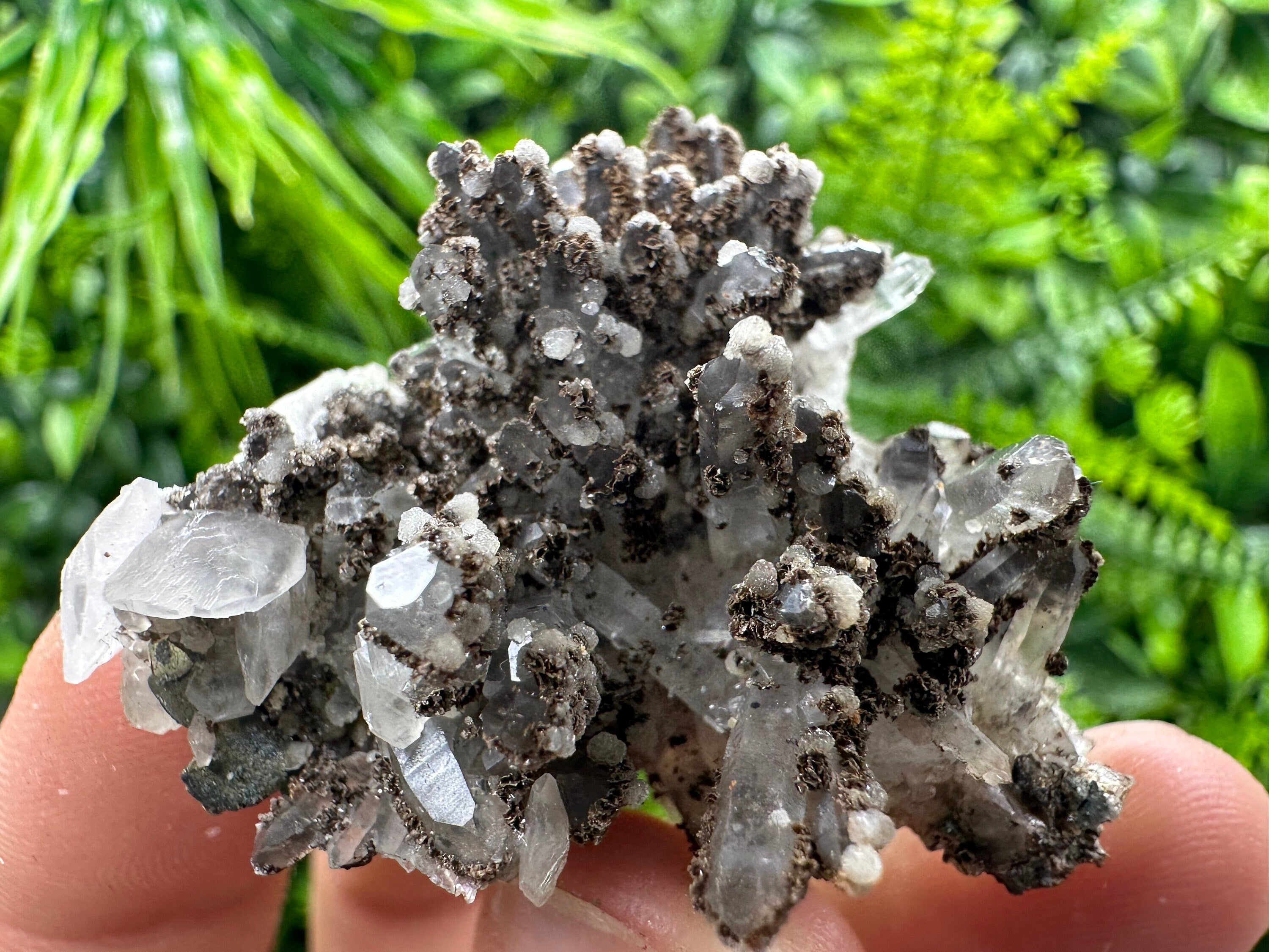 Quartz with Calcite: Bulgarian Crystal Home Decor Stone