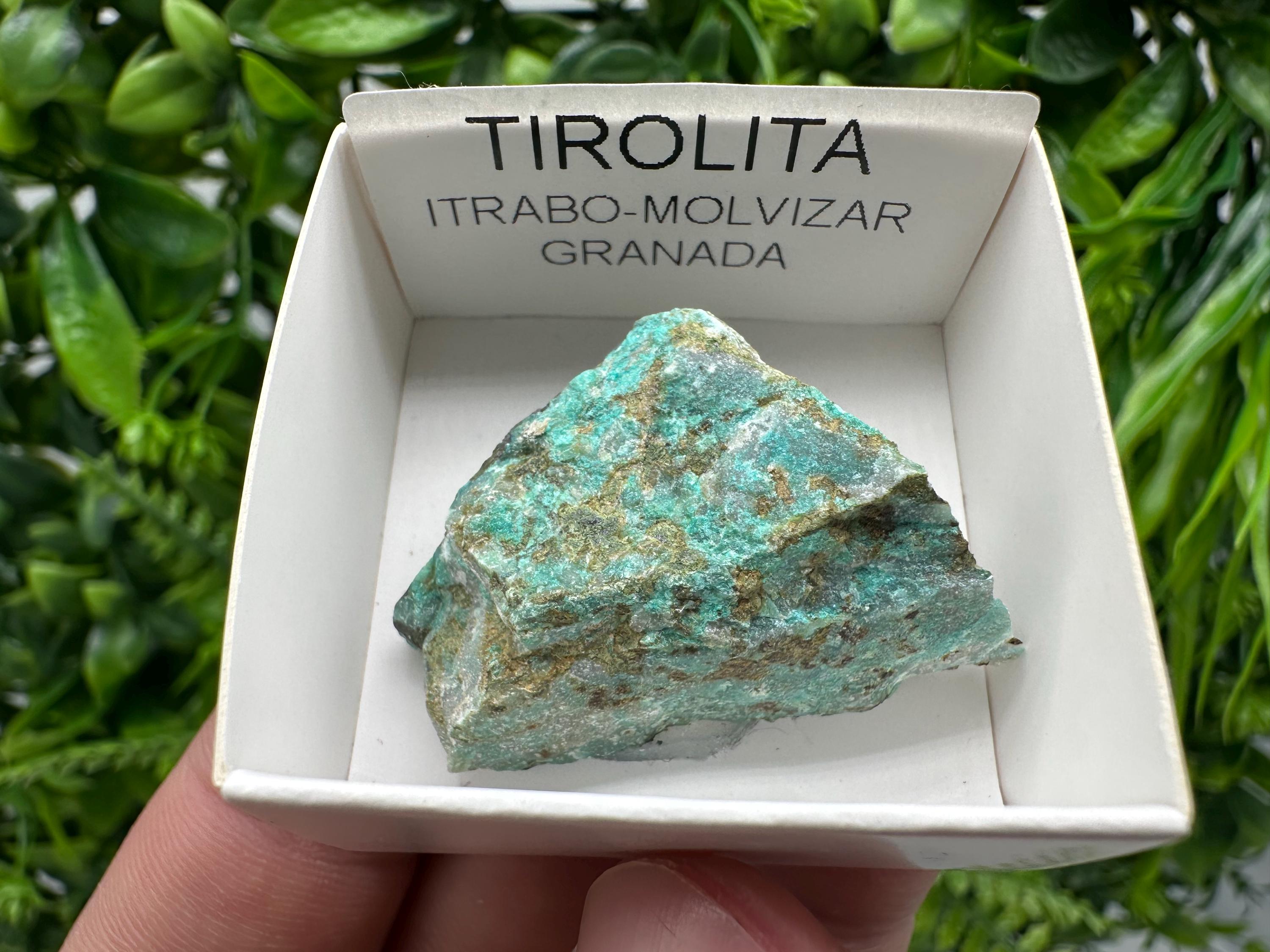 Rare Raw Tirolite Specimen: Granada Spain Mineral Collection