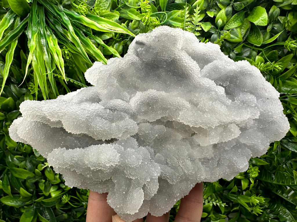 Blue Chalcedony Quartz with Chlorite: Krushev Dol Mine, Bulgaria