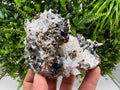 Wonderful Rainbow Pyrite on Quartz whit Oxide,natural minerals souvenir crystal,home decor,collection stone,rare minerals,Borieva Bulgaria