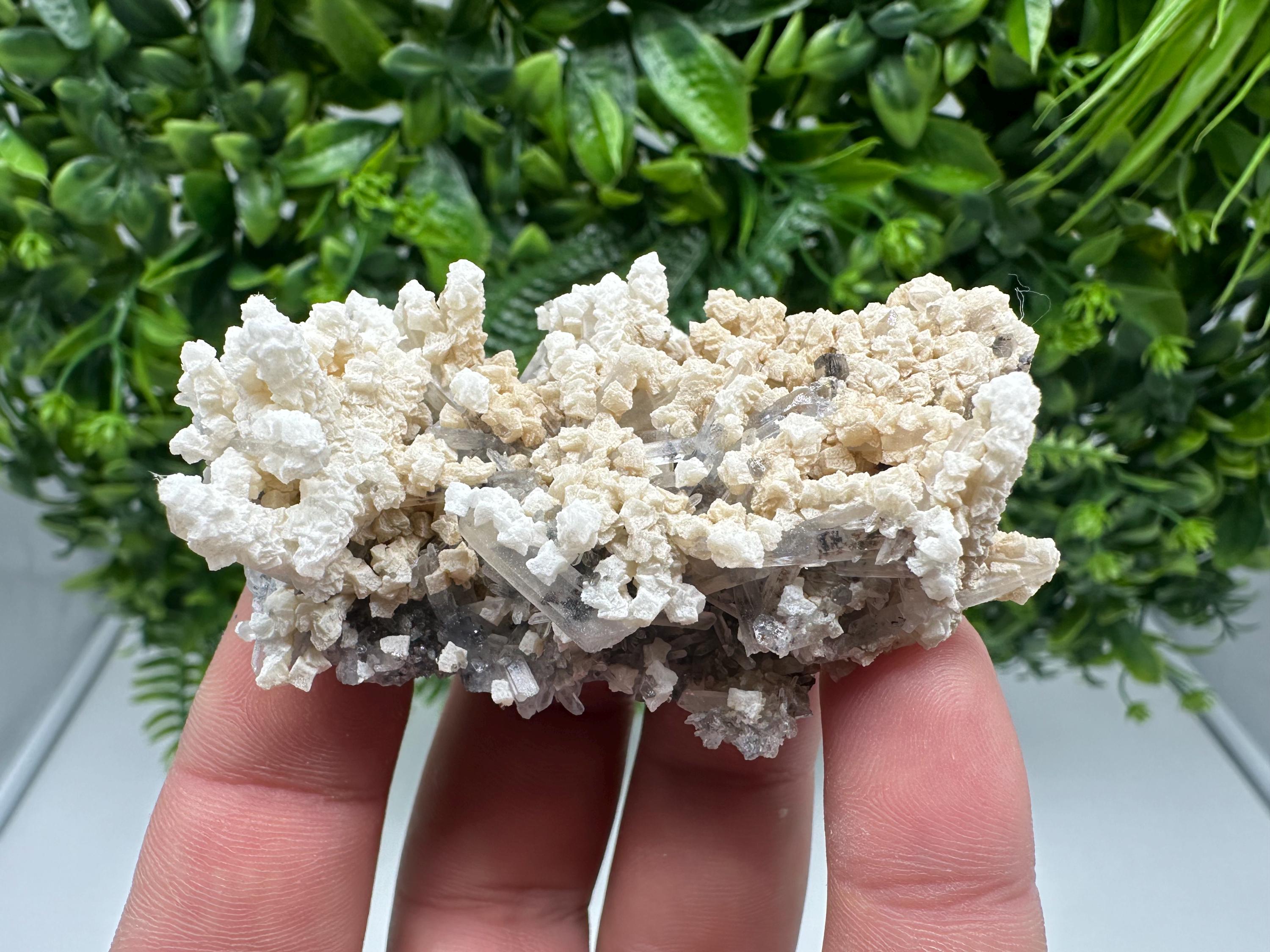 Quartz Calcite Chalcopyrite Specimen: Krushev Dol Mine, Bulgaria