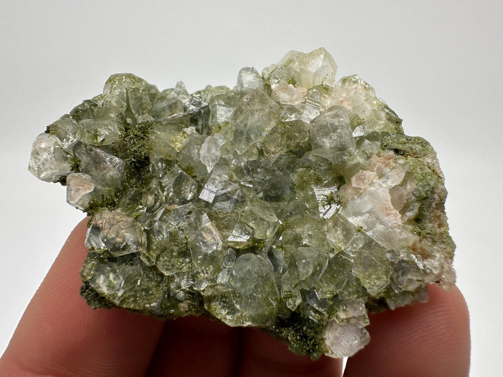 Rainbow Epidote with Quartz, Hakkari Turkey Mineral Specimen