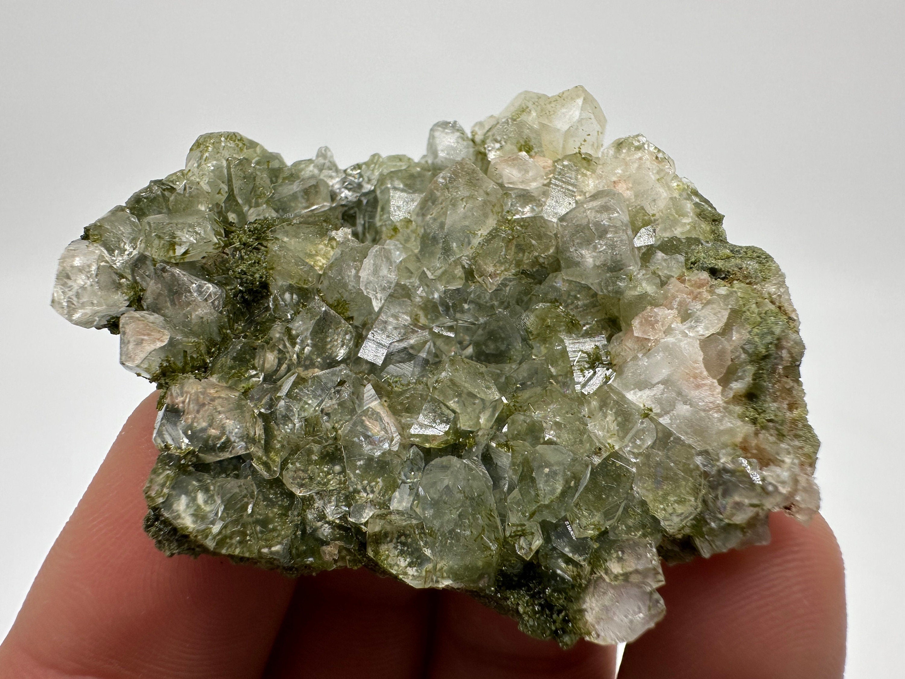 Rainbow Epidote with Quartz, Hakkari Turkey Mineral Specimen
