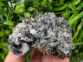 Stunning Pyrite on Quartz,Calcite from Borieva mine,Madan,Bulgaria,natural,collectible mineral specimen,home decor stone,collection crystal
