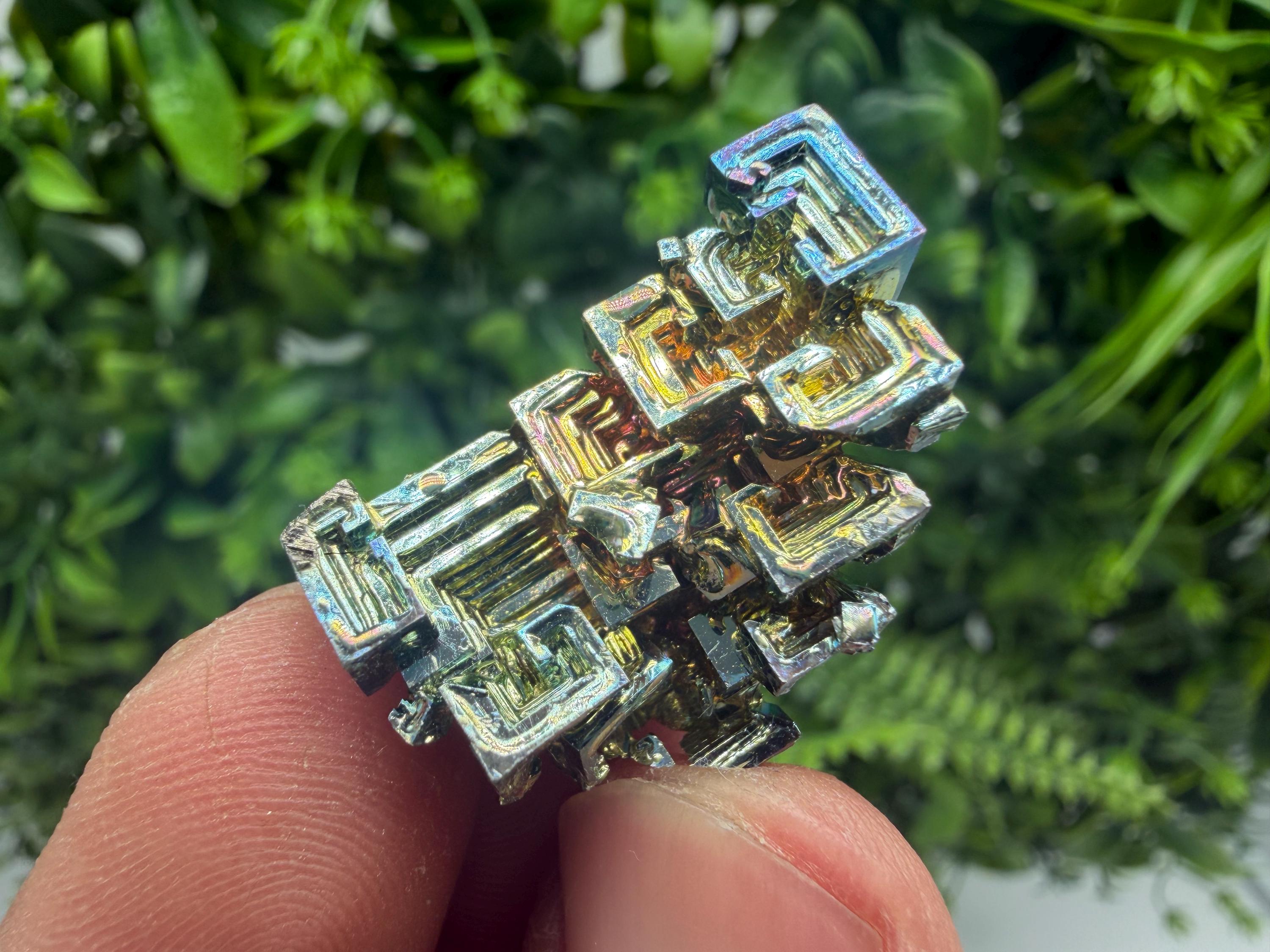 Rainbow Bismuth Crystal: Rare Gemstone Specimen,wholesale Bismuth