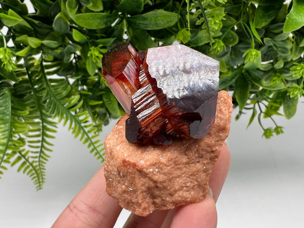 Orange-Brown Arcanite Mineral Specimen, Santa Ana Tin Mine