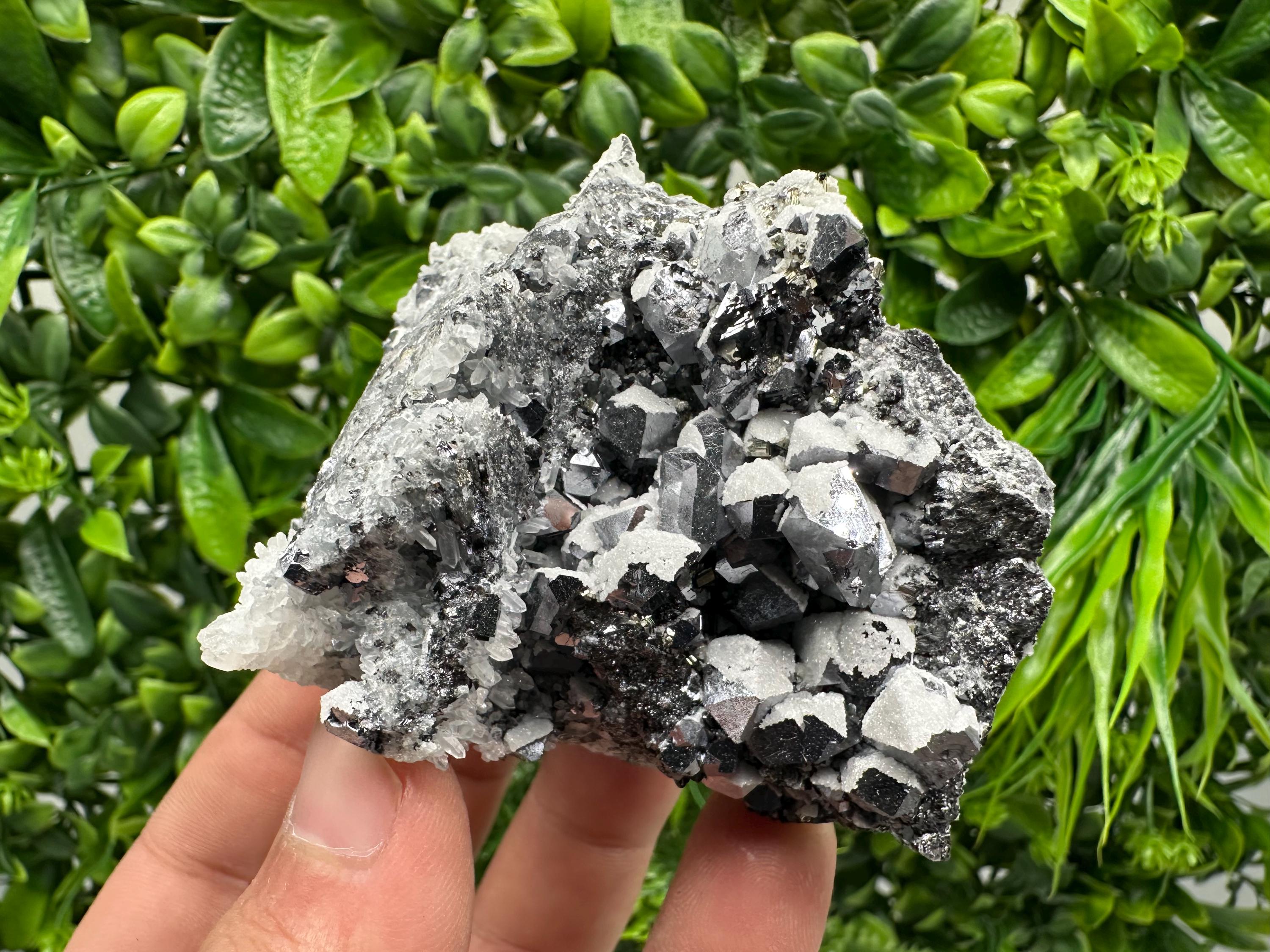 Skeletal Galena Mineral Specimen, Drujba Mine Bulgaria