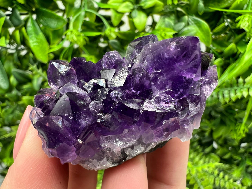 Uruguay Amethyst Crystal: Purple Quartz Home Decor, Energy Stone