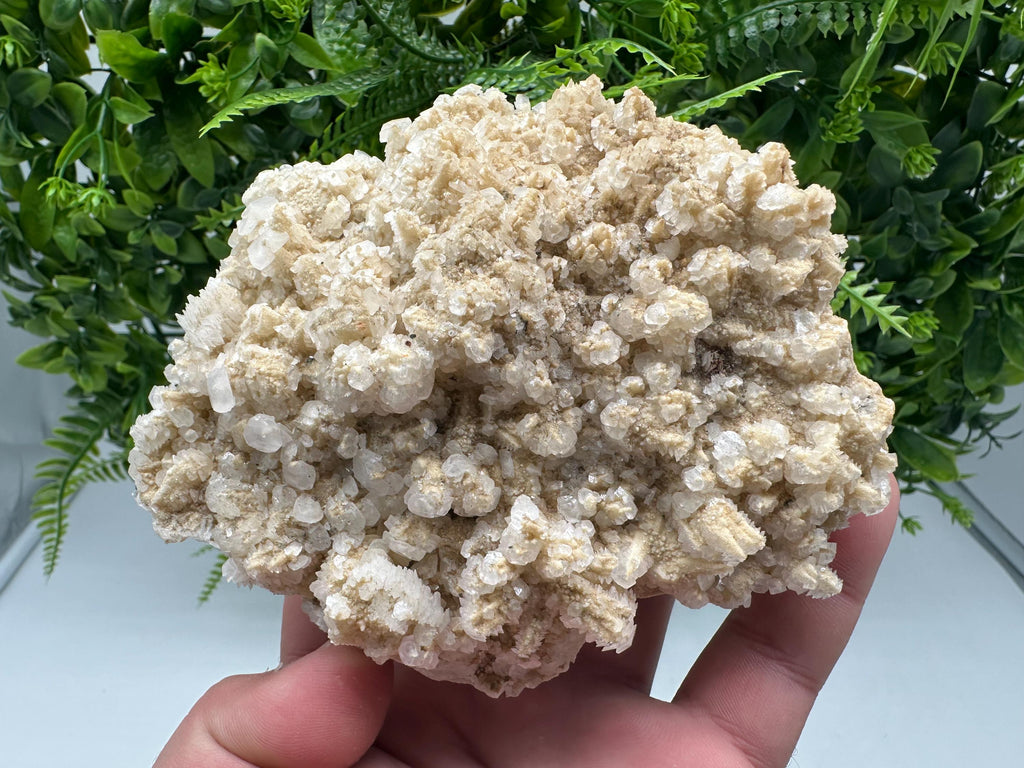 Fluorescent Mangano Calcite Specimen: Rhodopes Bulgaria Mineral Decor