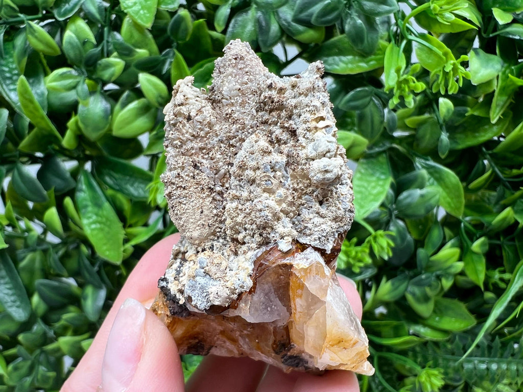 Rare Green Pyromorphite with Hematite on Quartz - Madjarovo Bulgaria Mineral