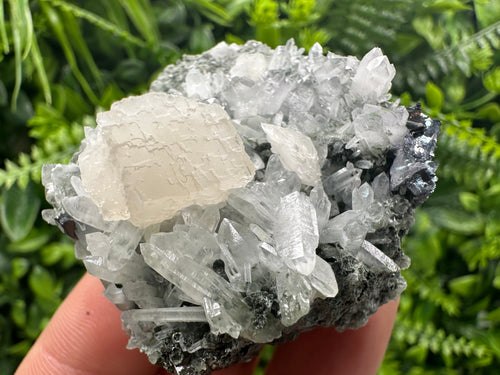 Calcite with Quartz: Natural Mineral Souvenir, Borieva Bulgaria