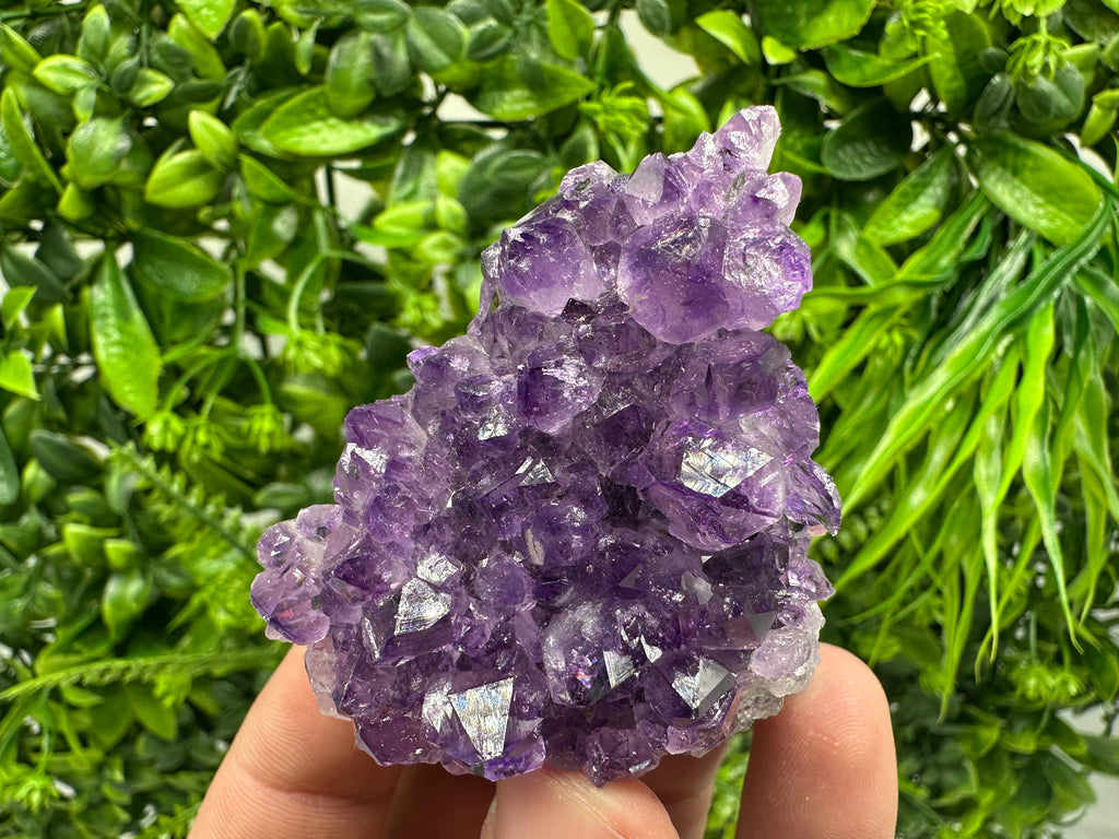 Uruguay Amethyst Cluster: Purple Quartz Crystal, Home Decor