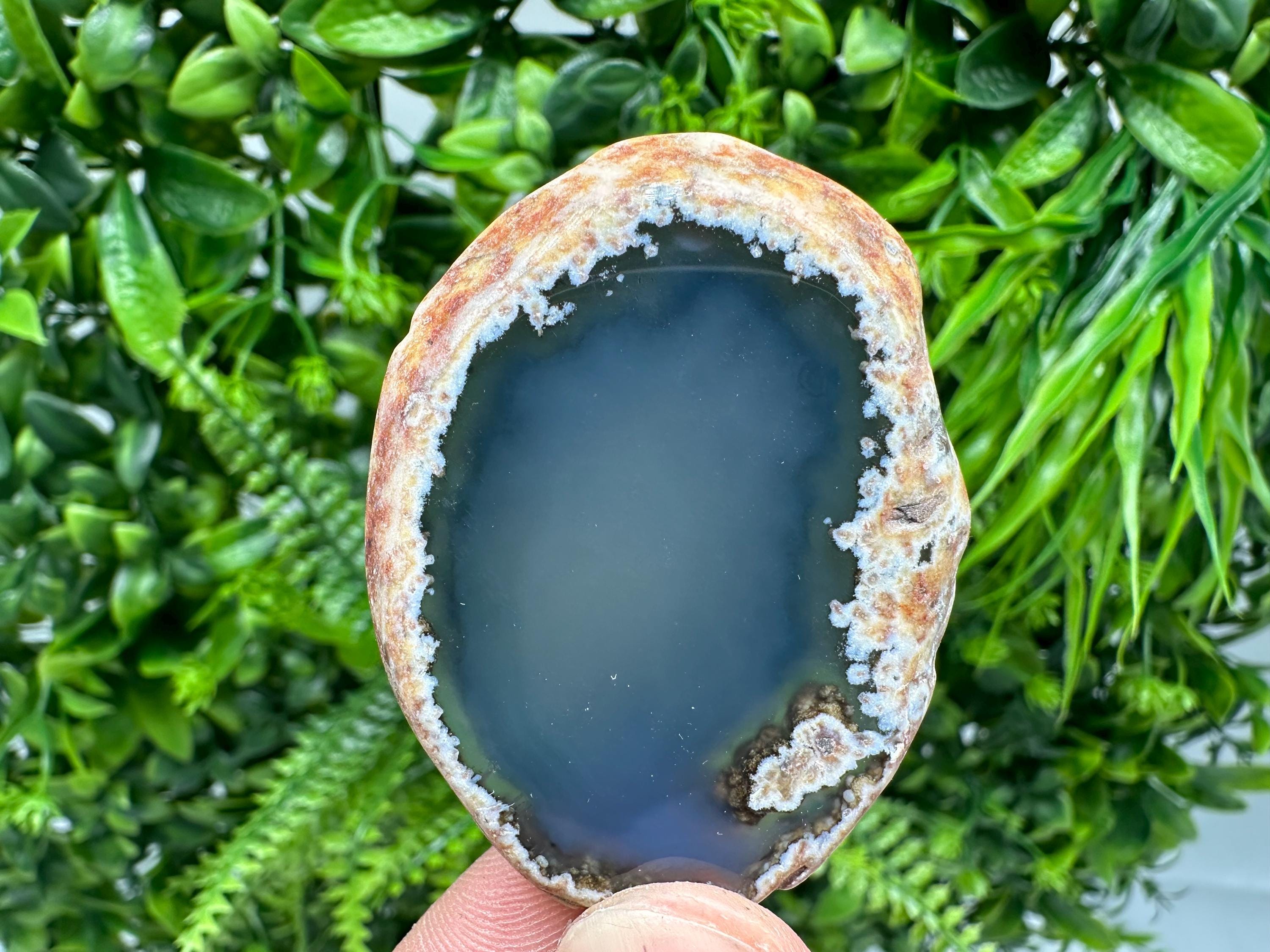 Agate Slice: Spiritual Healing Crystal Coaster Ornament