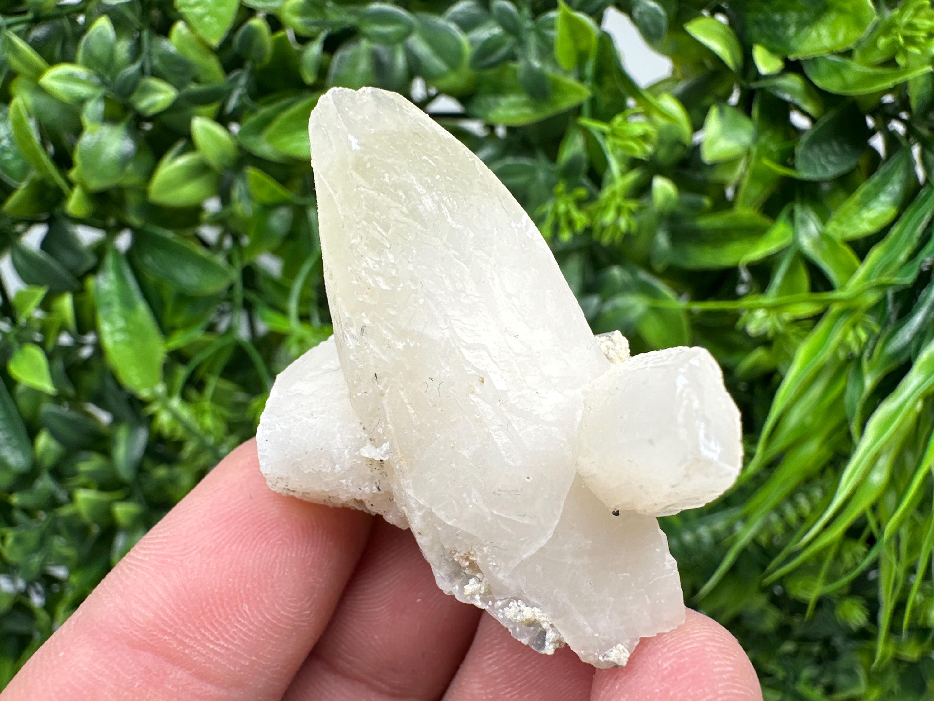 Calcite on Aragonite: Djurcovo Mine, Bulgaria Crystal