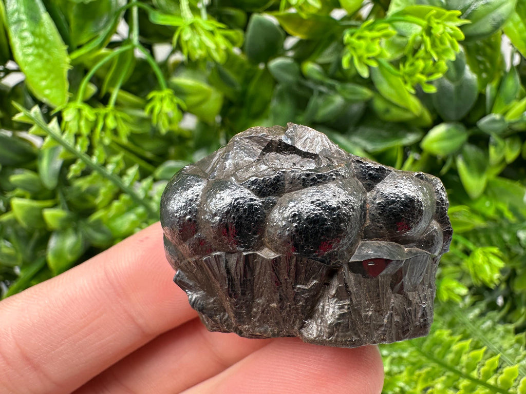 Moroccan Black Botryoidal Hematite Specimen: Chakra Reiki Crystal