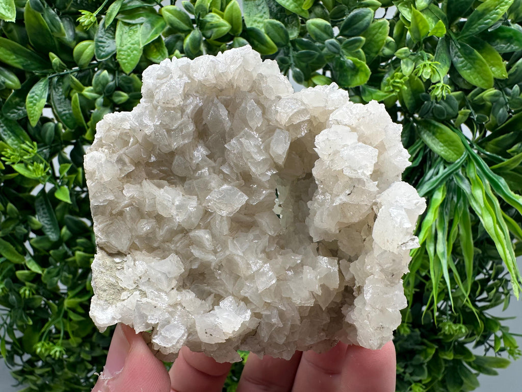 Fluorescent Mangano Calcite Specimen: Rhodopes Bulgaria Mineral Decor