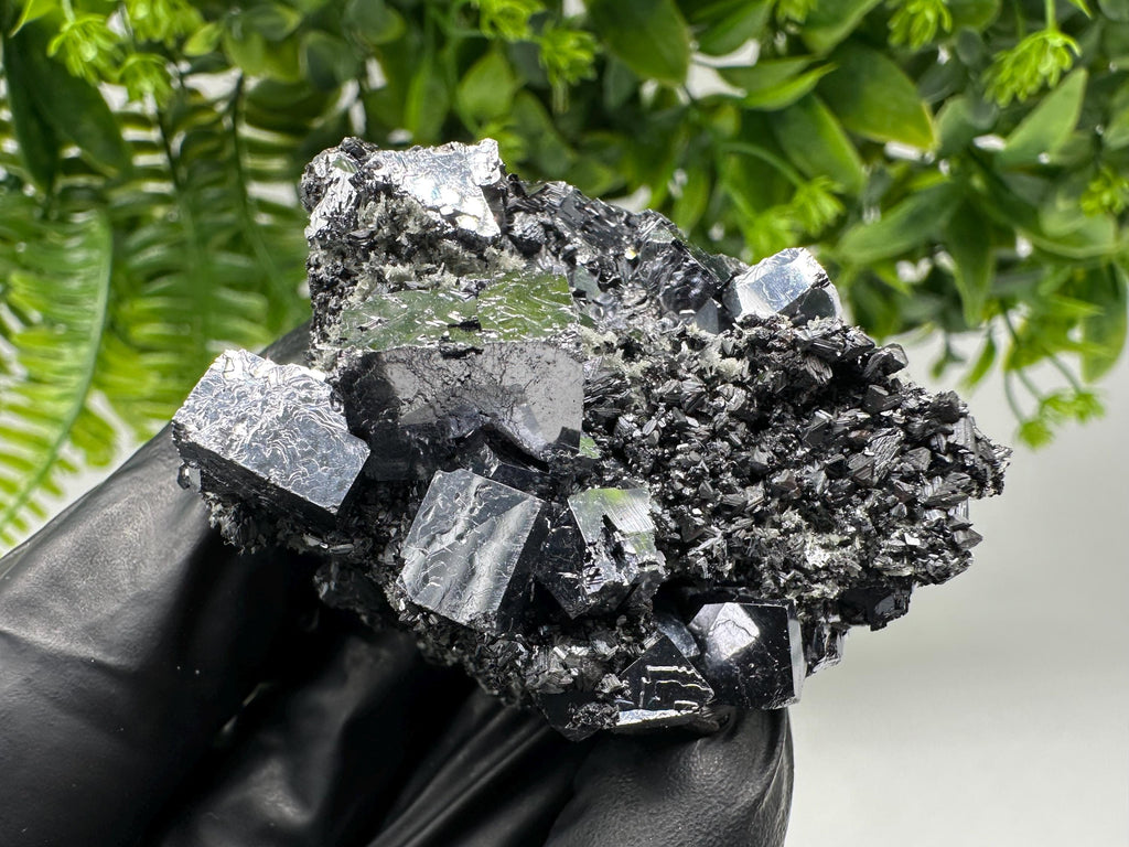 Galena Sphalerite on Quartz, Bulgaria Crystal Specimen