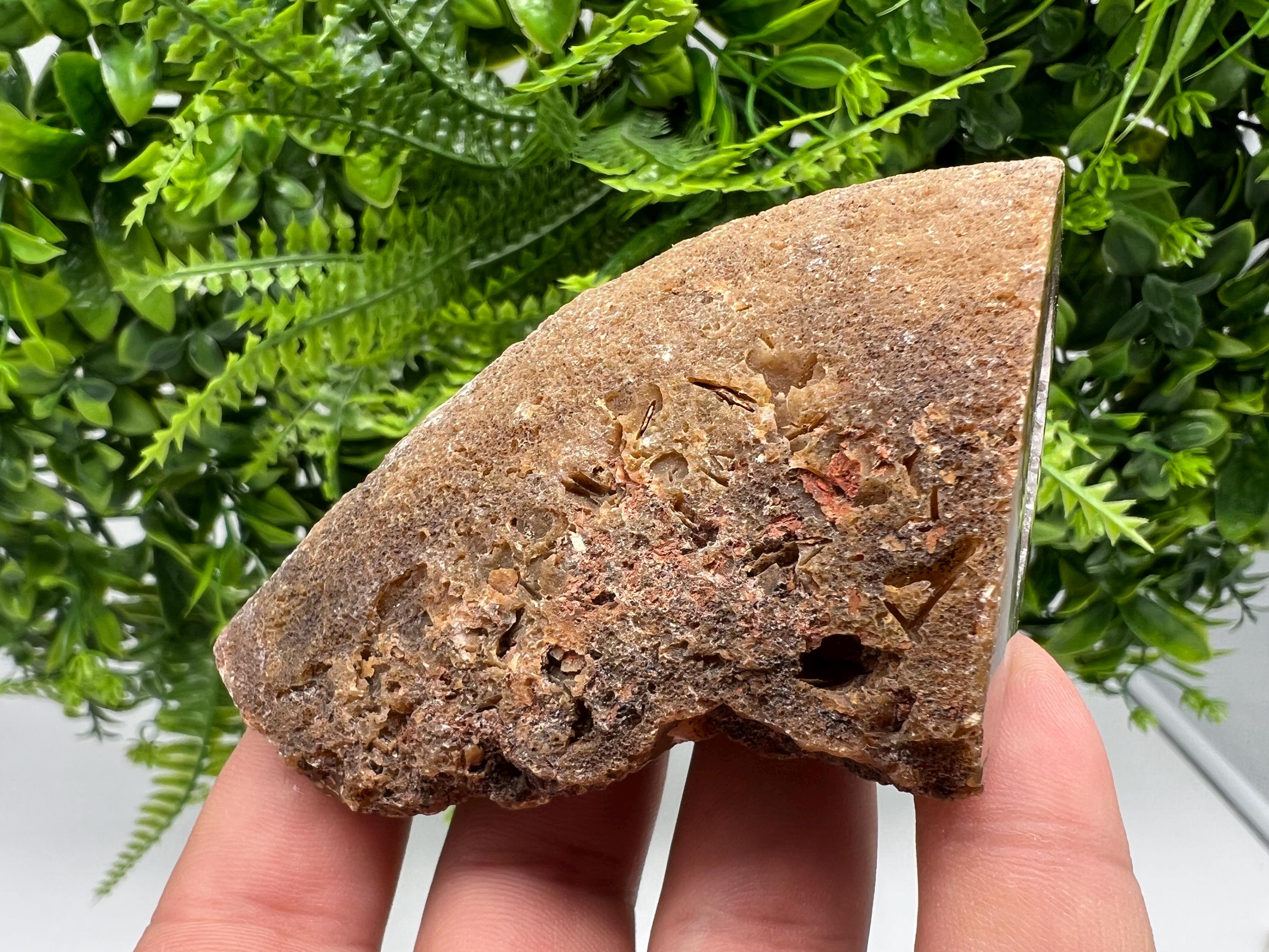 Natural Agate Druzy Geode, Crystal Quartz