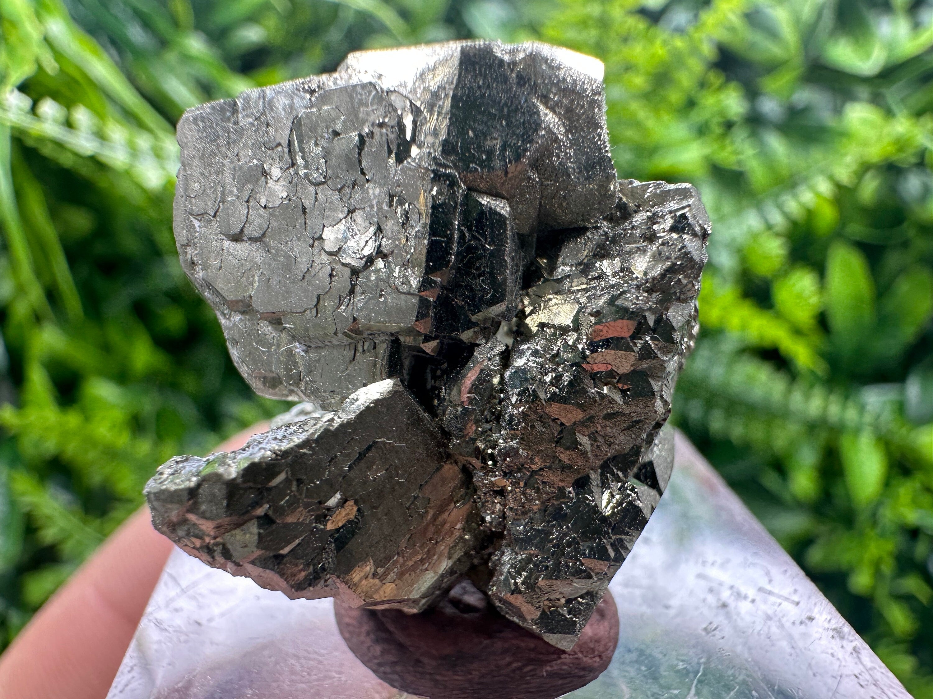 Rare Shiny Pyrite Crystal: Natural Fool's Gold Mineral Souvenir