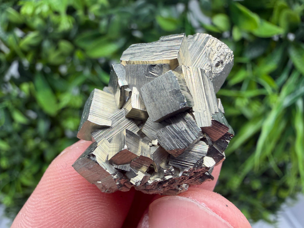 Rare Floating Pyrite Cluster, Fool’s Gold Crystal Decor