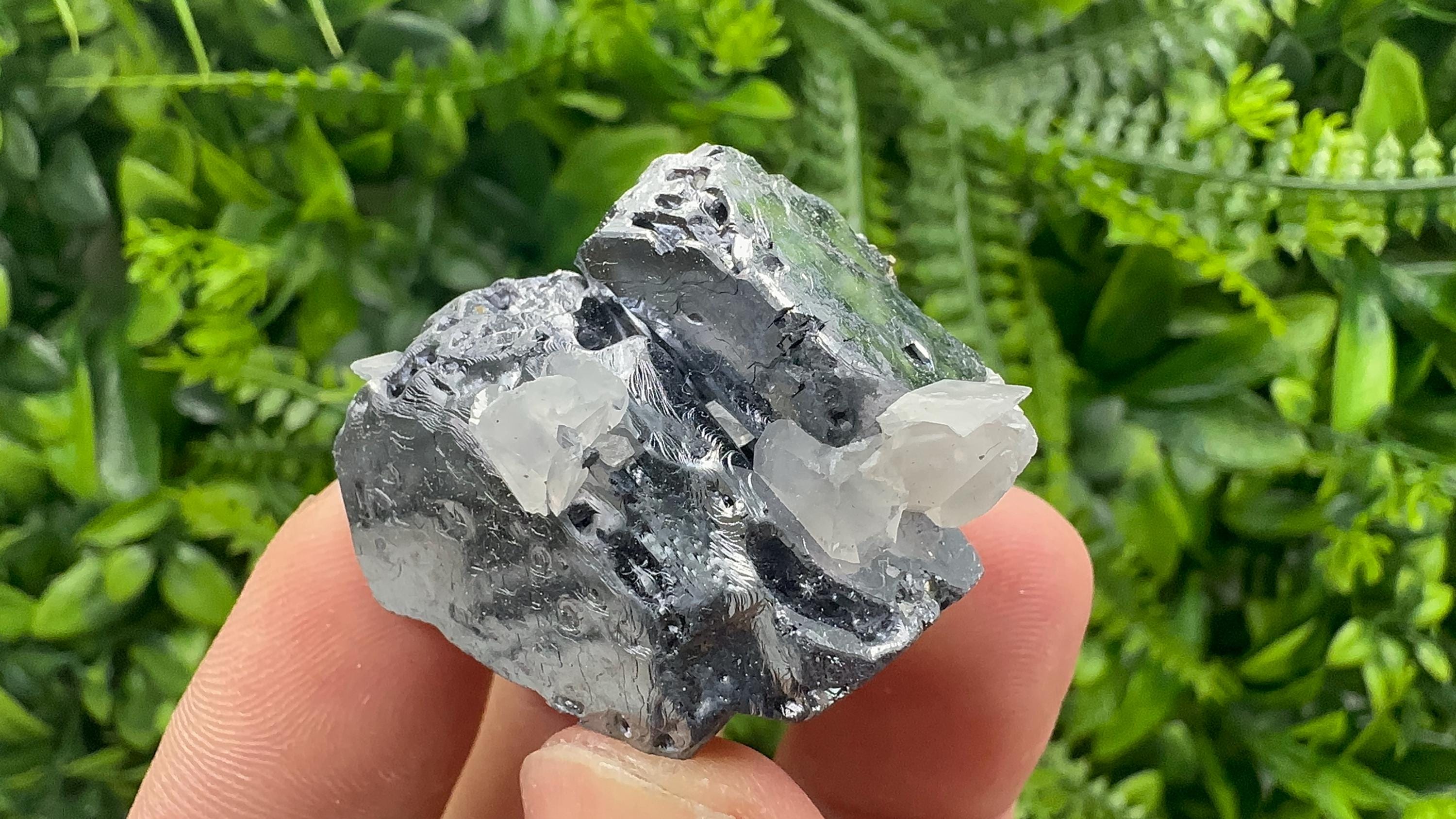 Quartz Galena Calcite Specimen: Borieva Mine, Bulgaria