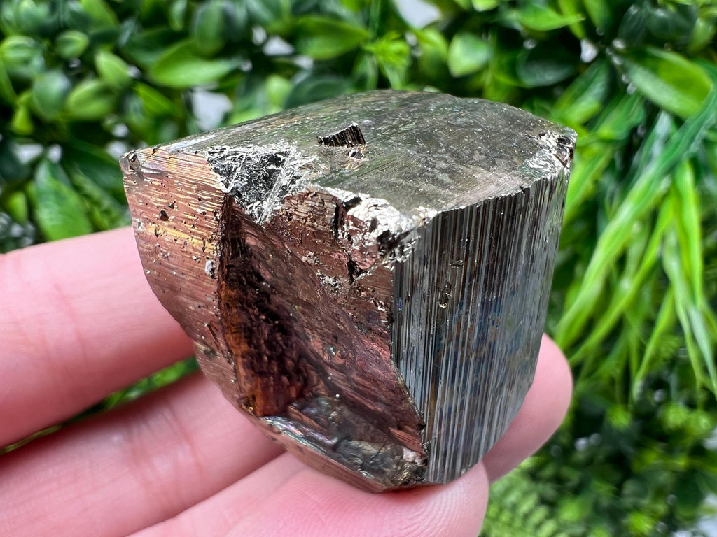 Wonderful Rainbow Pyrite whit Calcite,natural minerals souvenir Crystal,collection stone,rare minerals,home decor,Borieva Bulgaria