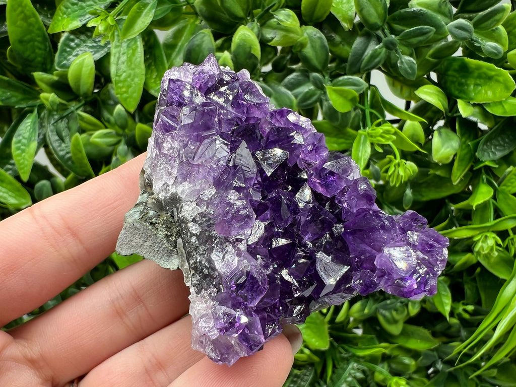Uruguay Amethyst Crystal: Purple Quartz Home Decor, Energy Stone