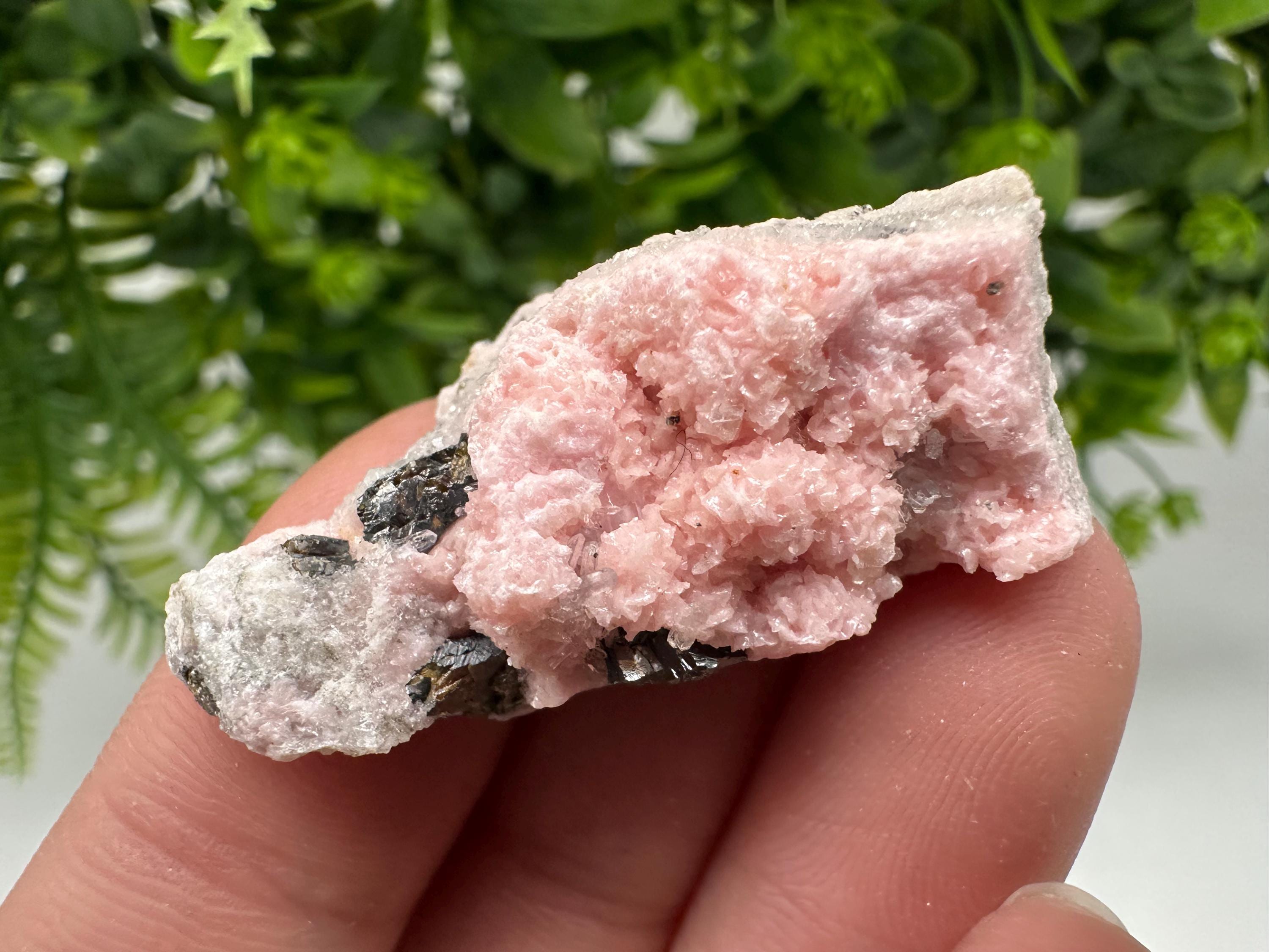 Pink Rhodochrosite Crystal: Starnica Mine, Bulgaria, Home Decor