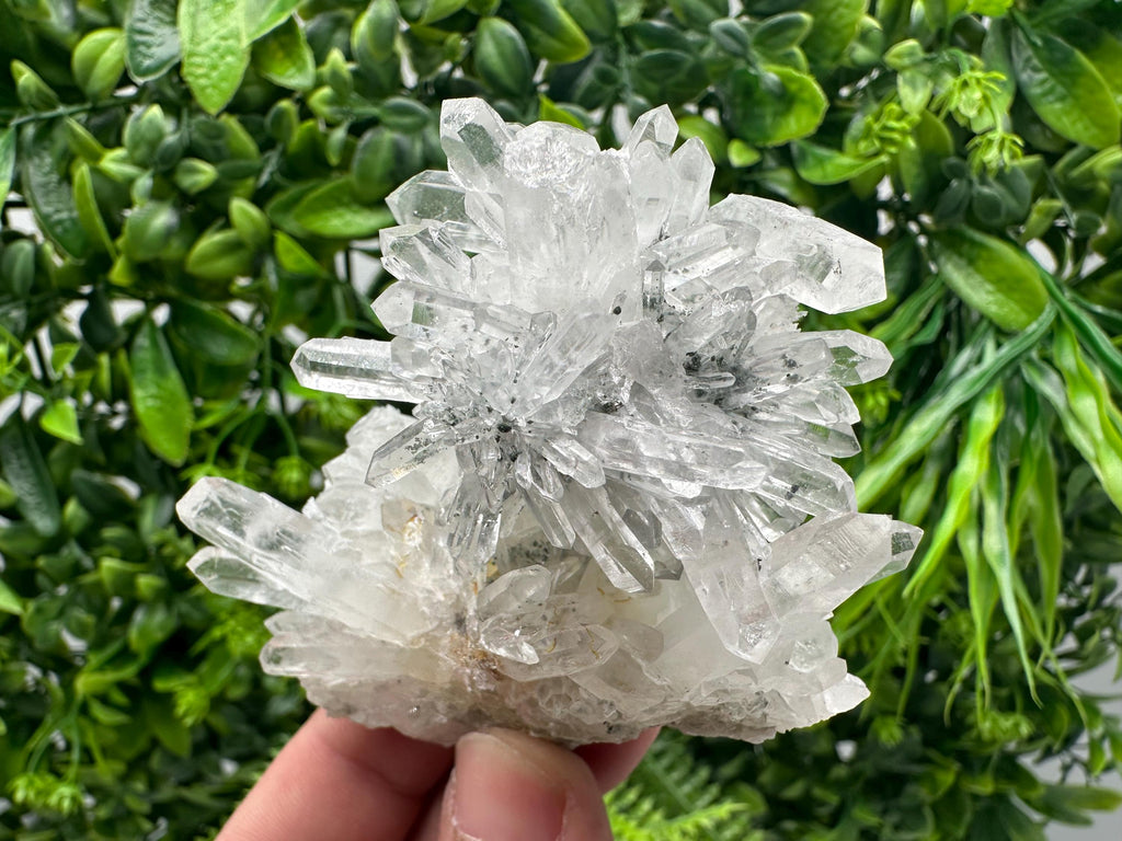 Green Quartz Specimen: Chlorite and Sphalerite Inclusions, Madan Bulgaria