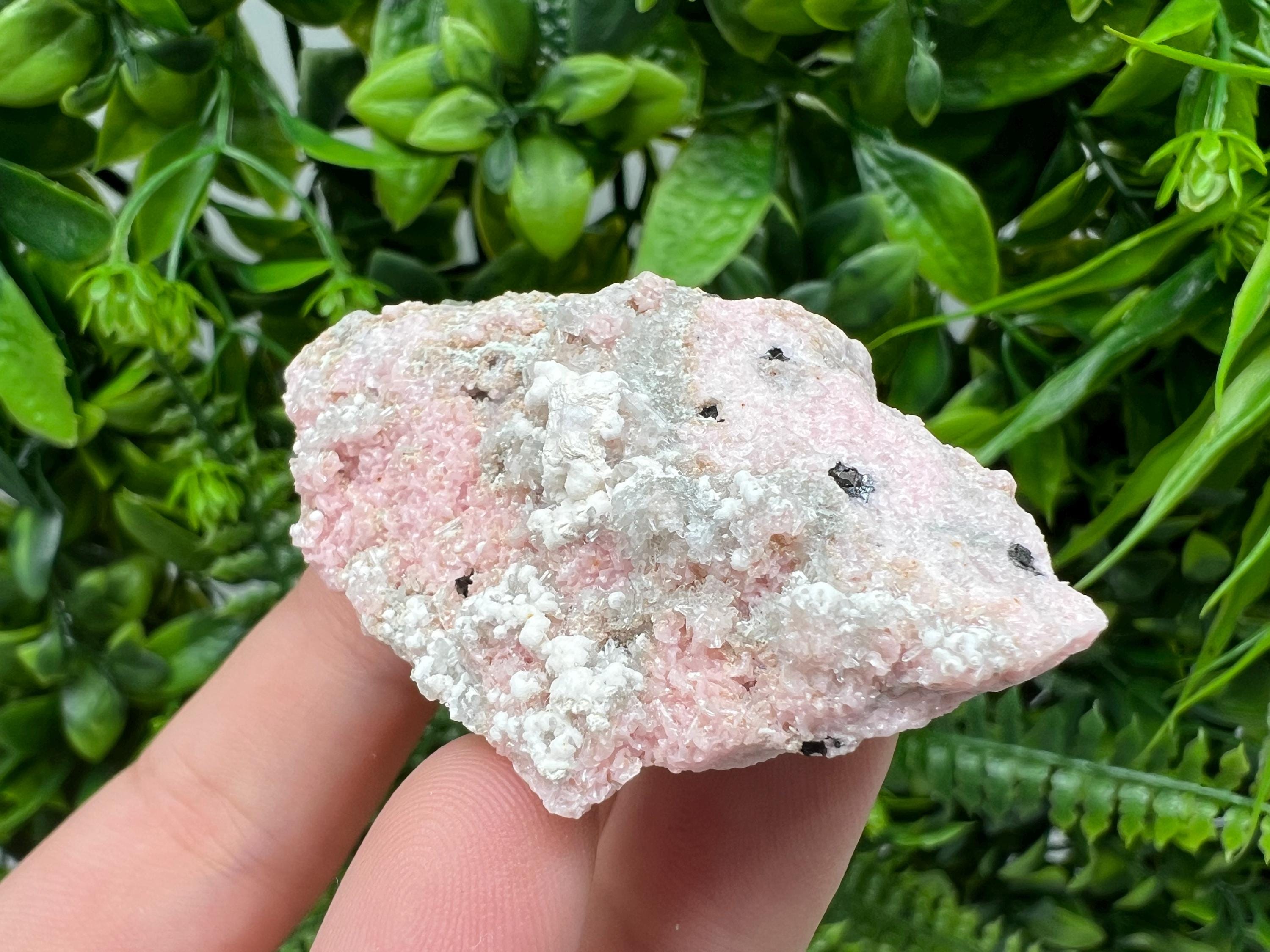 RARE Rhodochrosite with Calcite, Starnica Mine, Bulgaria