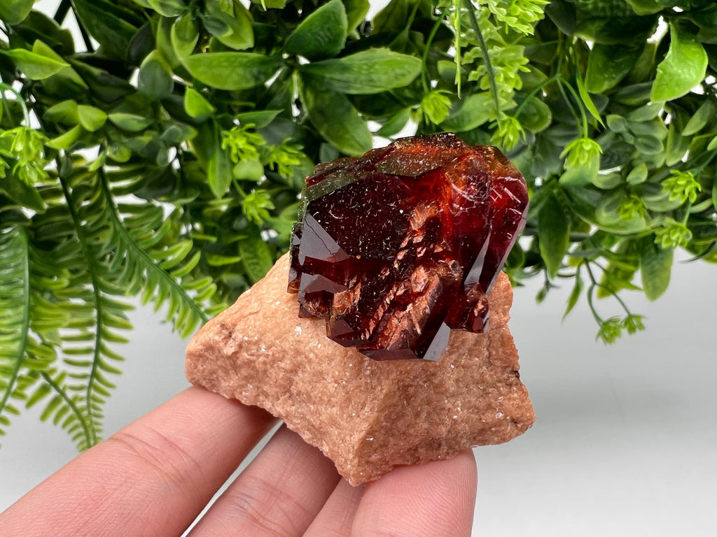 Orange-Brown Arcanite Mineral Specimen, Santa Ana Tin Mine