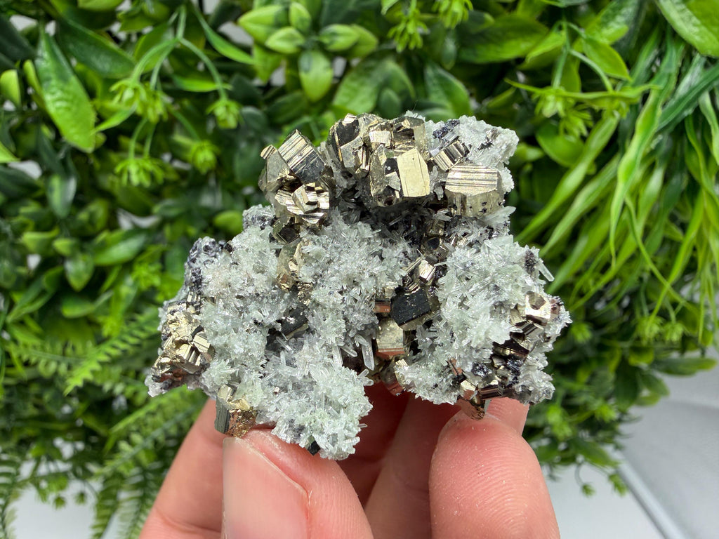 Pyrite Sphalerite Quartz  Mineral Specimen, Krushev dol Mine