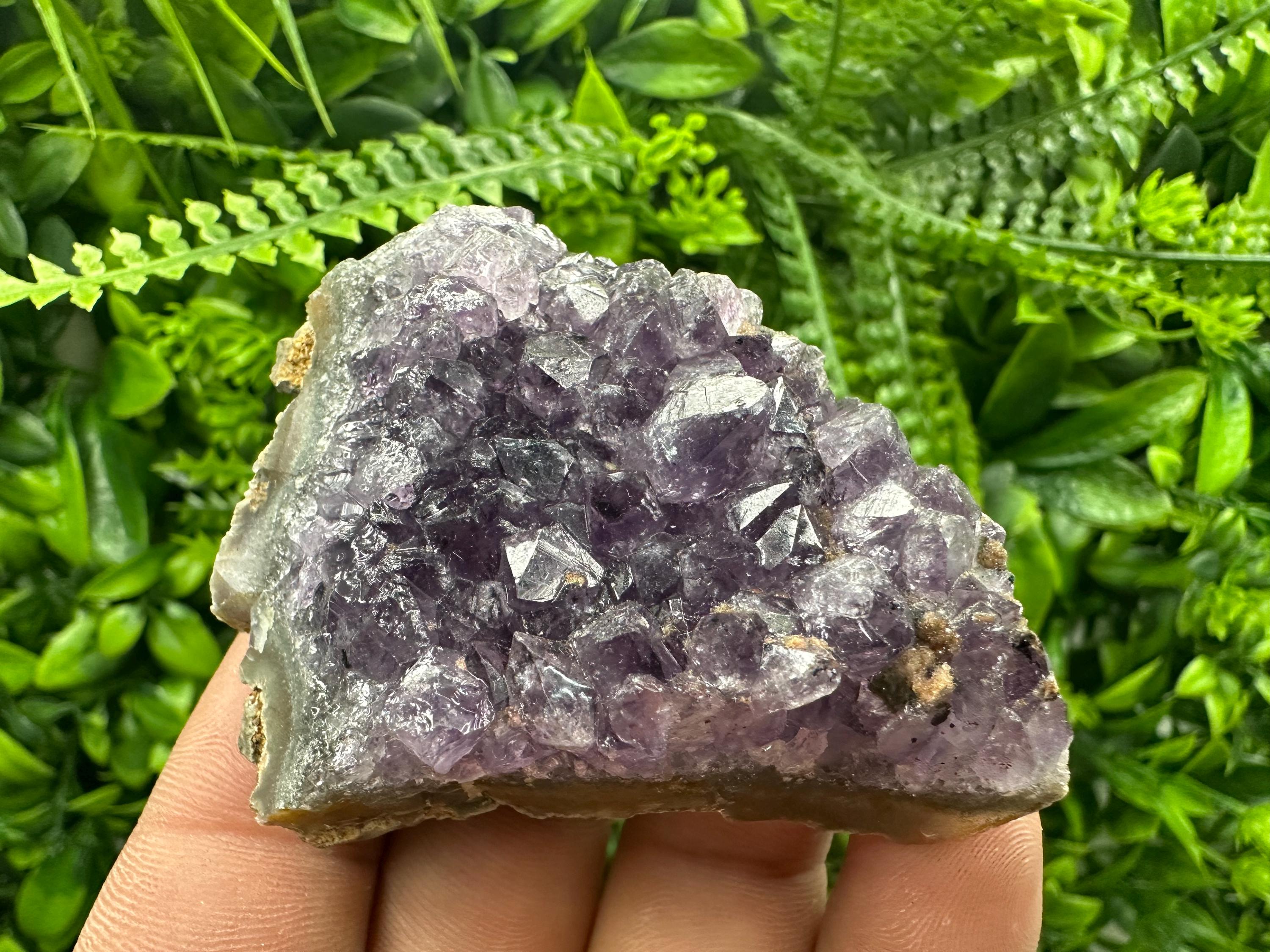 Uruguay Amethyst Crystal: Purple Quartz Home Decor, Energy Crystal