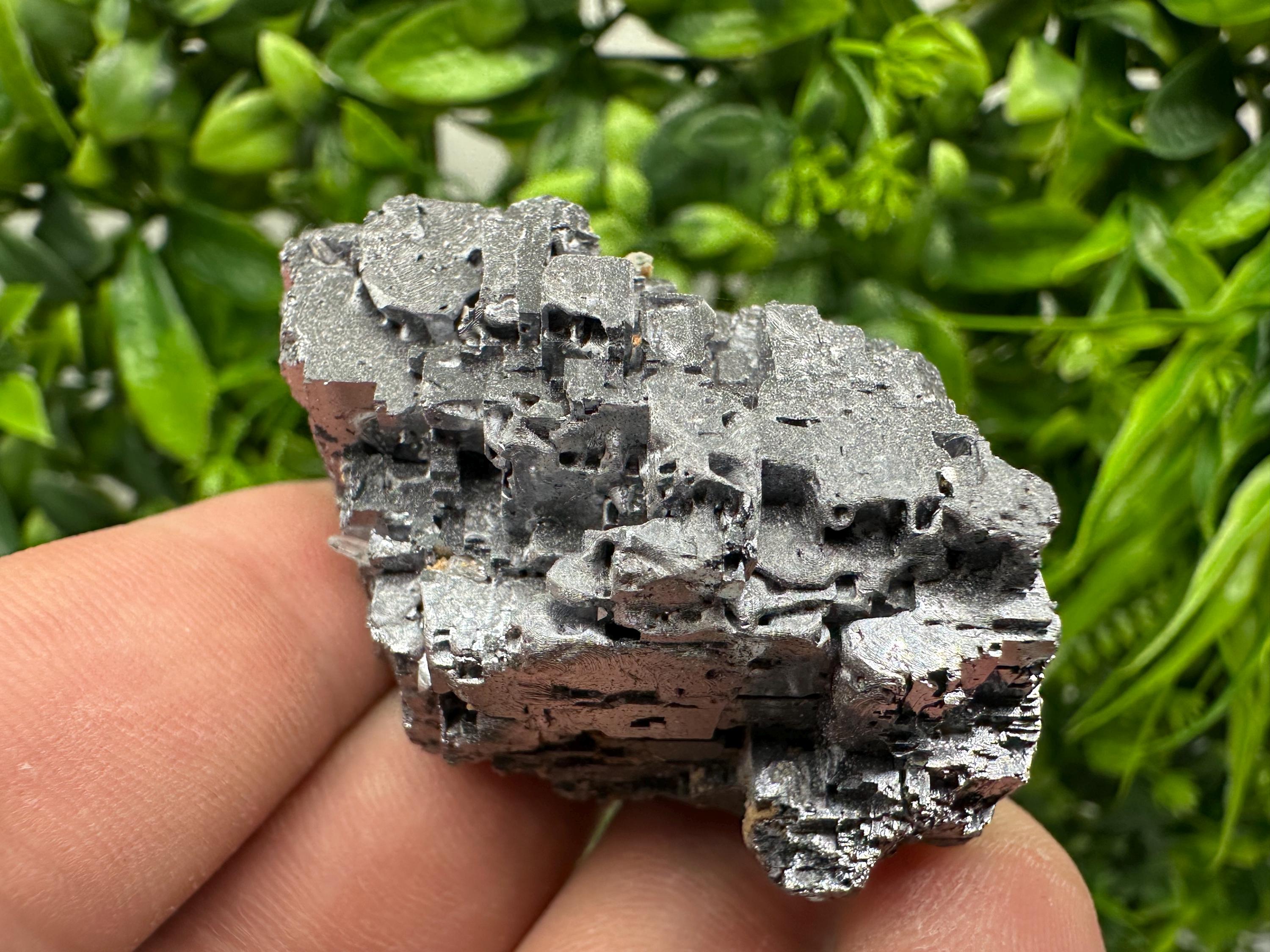Skeletal Galena with Sphalerite and Calcite - Madan, Bulgaria