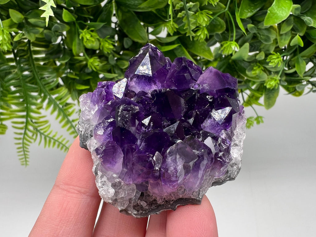 Uruguay Amethyst Crystal: Purple Quartz Home Decor, Energy Stone