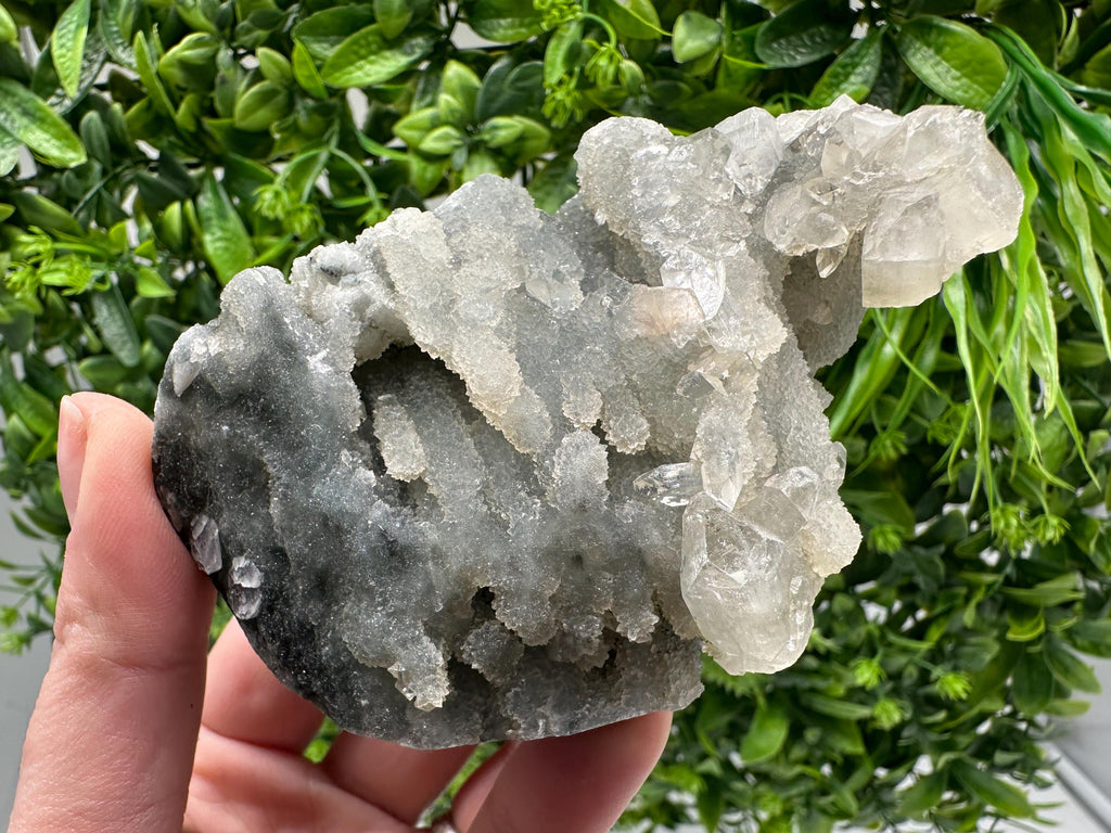 Natural Chalcedony Specimen: India Crystal Mineral, Home Decor