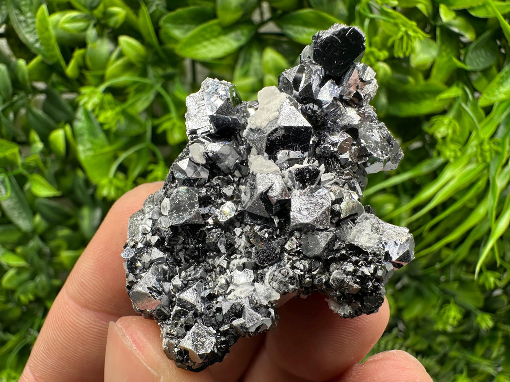 Galena Spinel with Quartz and Calcite, Borieva Mine Mineral Specimen