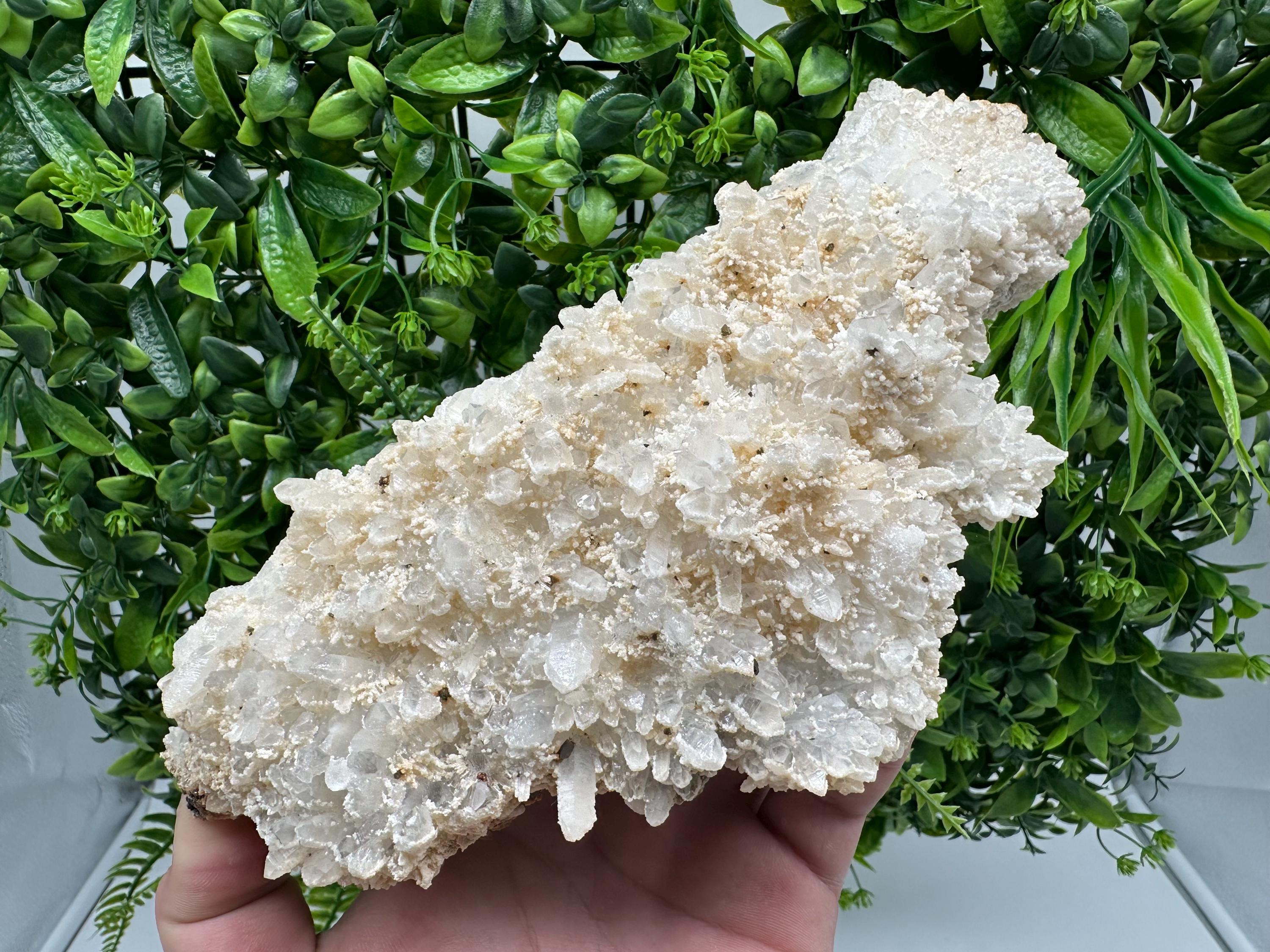Quartz Calcite Chalcopyrite Specimen: Krushev Dol Mine, Bulgaria