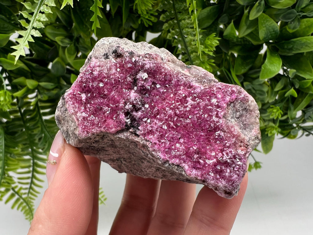 Cobalto Calcite Crystal, Pink Mineral Specimen, Congo