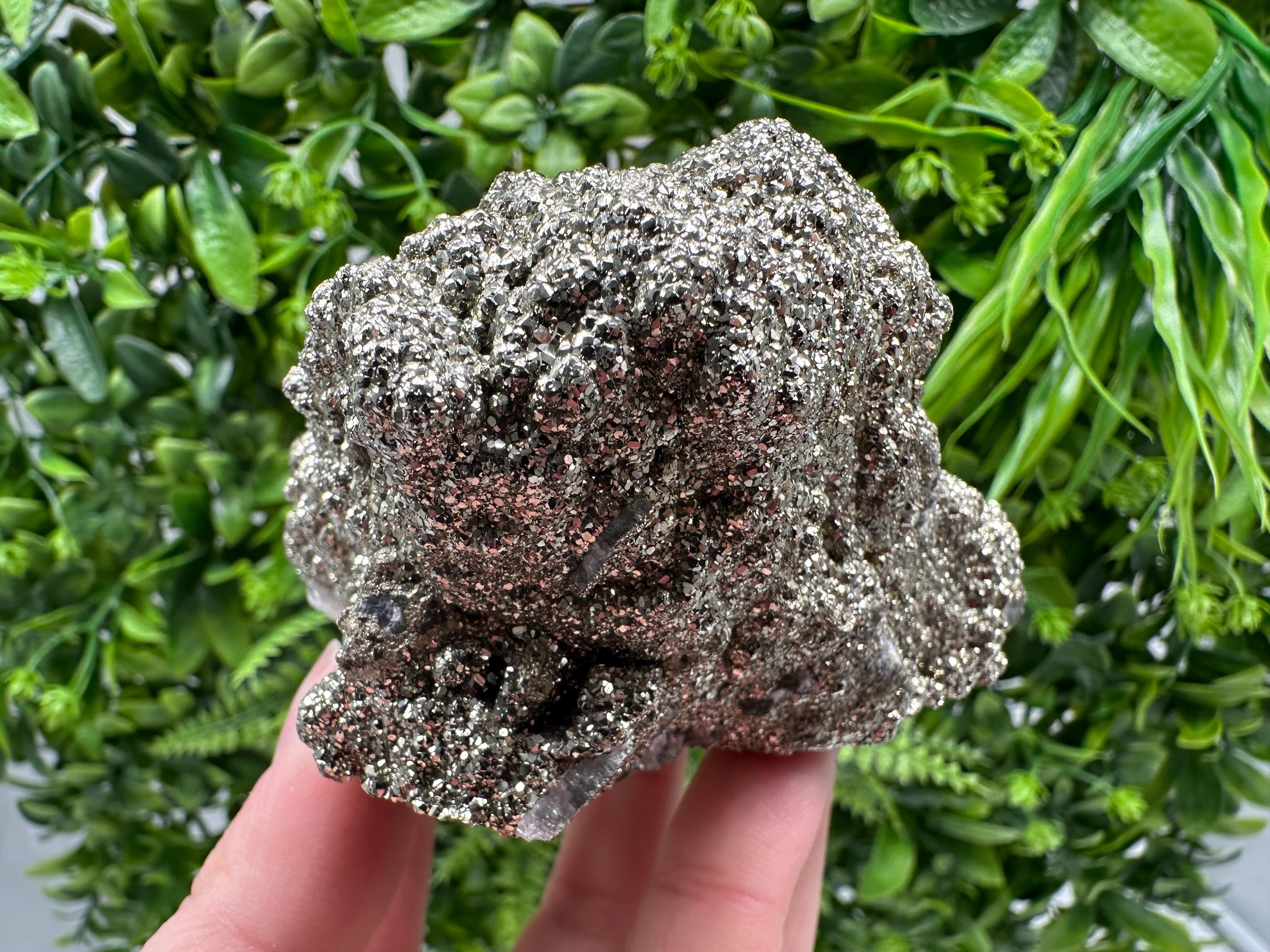 Marcasite Cluster on Chalcedony, Bulgaria Mineral Specimen