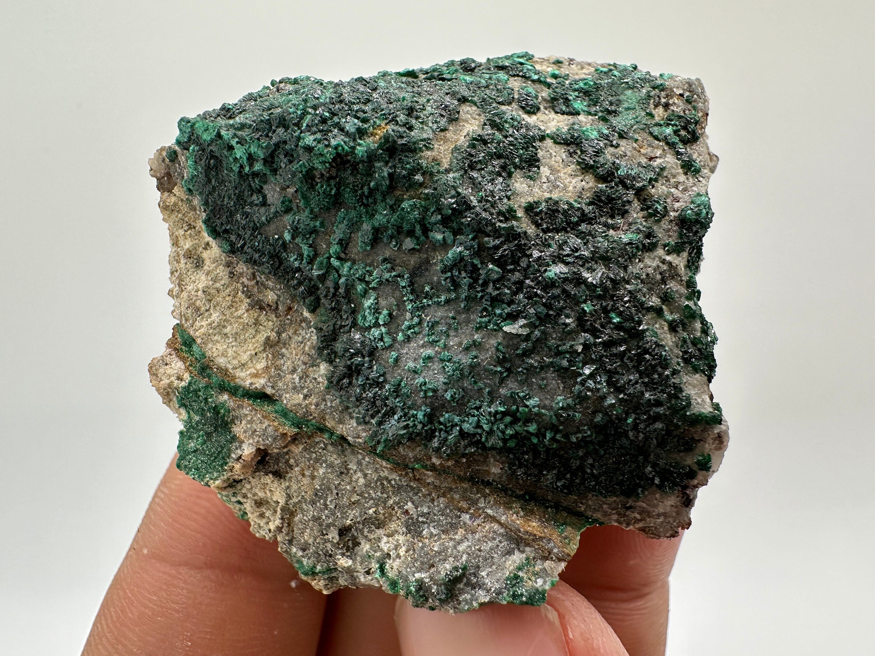 Congo Malachite Crystal, Green Mineral Specimen (5/3/5cm)