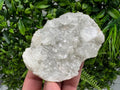 Transparent Apophyllite on Chalcedony, Natural Crystal Mineral Specimen, India
