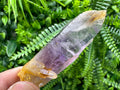 Amethyst Phantom Crystal with Cerussite, Bulgarian Mineral Specimen
