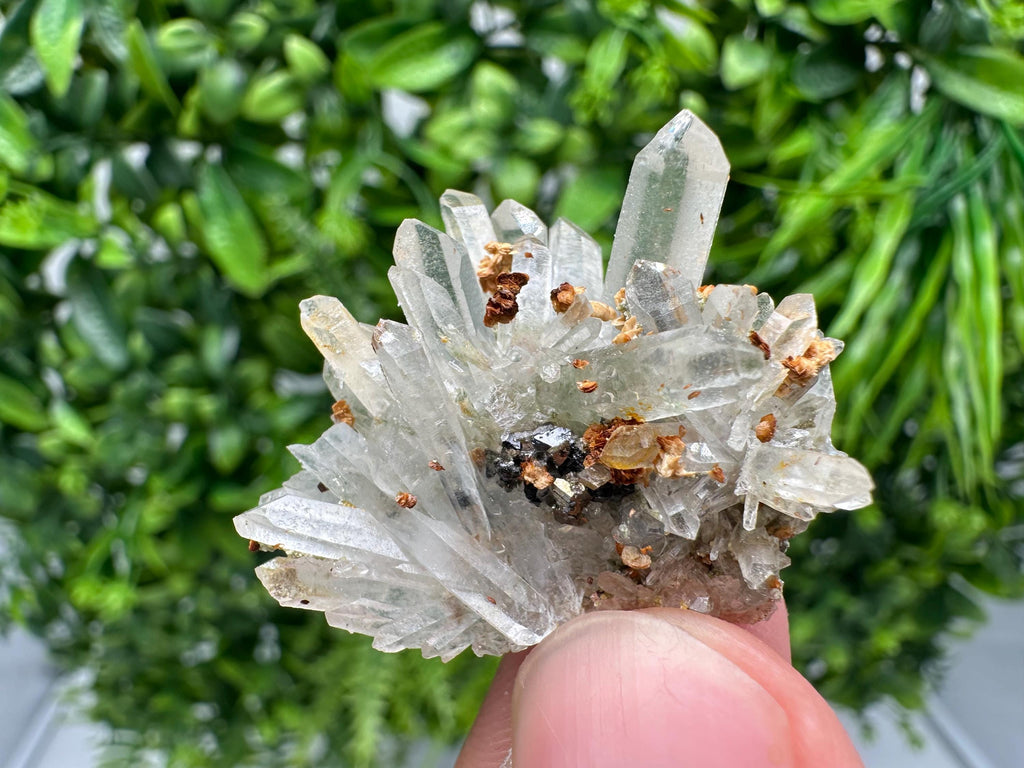 Stunning Quartz whit Siderite,Sphalerite,Hematite from 9th September mine,natural,collectible mineral specimen,home decor stone,gift,crystal