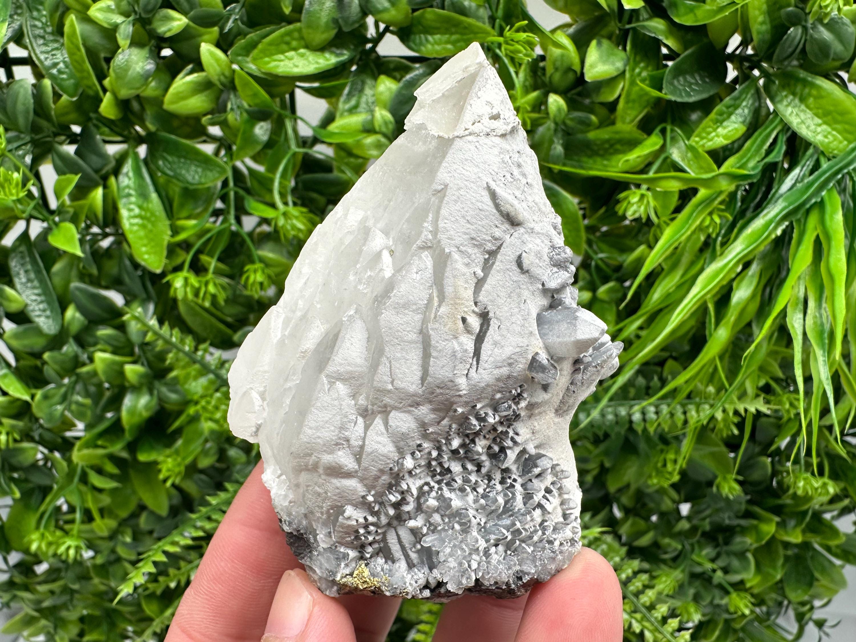 Transparent Quartz with Chlorite, Madan Bulgaria Mineral Specimen