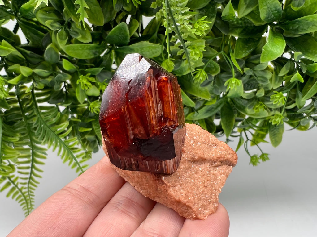 Orange-Brown Arcanite Mineral Specimen, Santa Ana Tin Mine