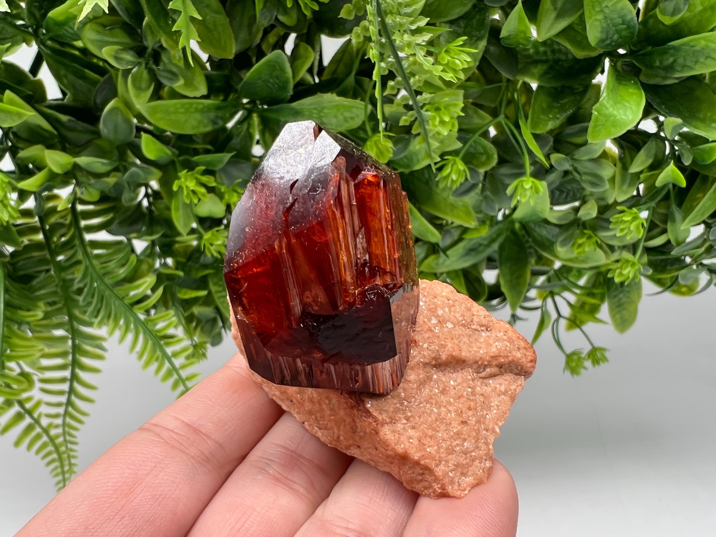 Orange-Brown Arcanite Mineral Specimen, Santa Ana Tin Mine