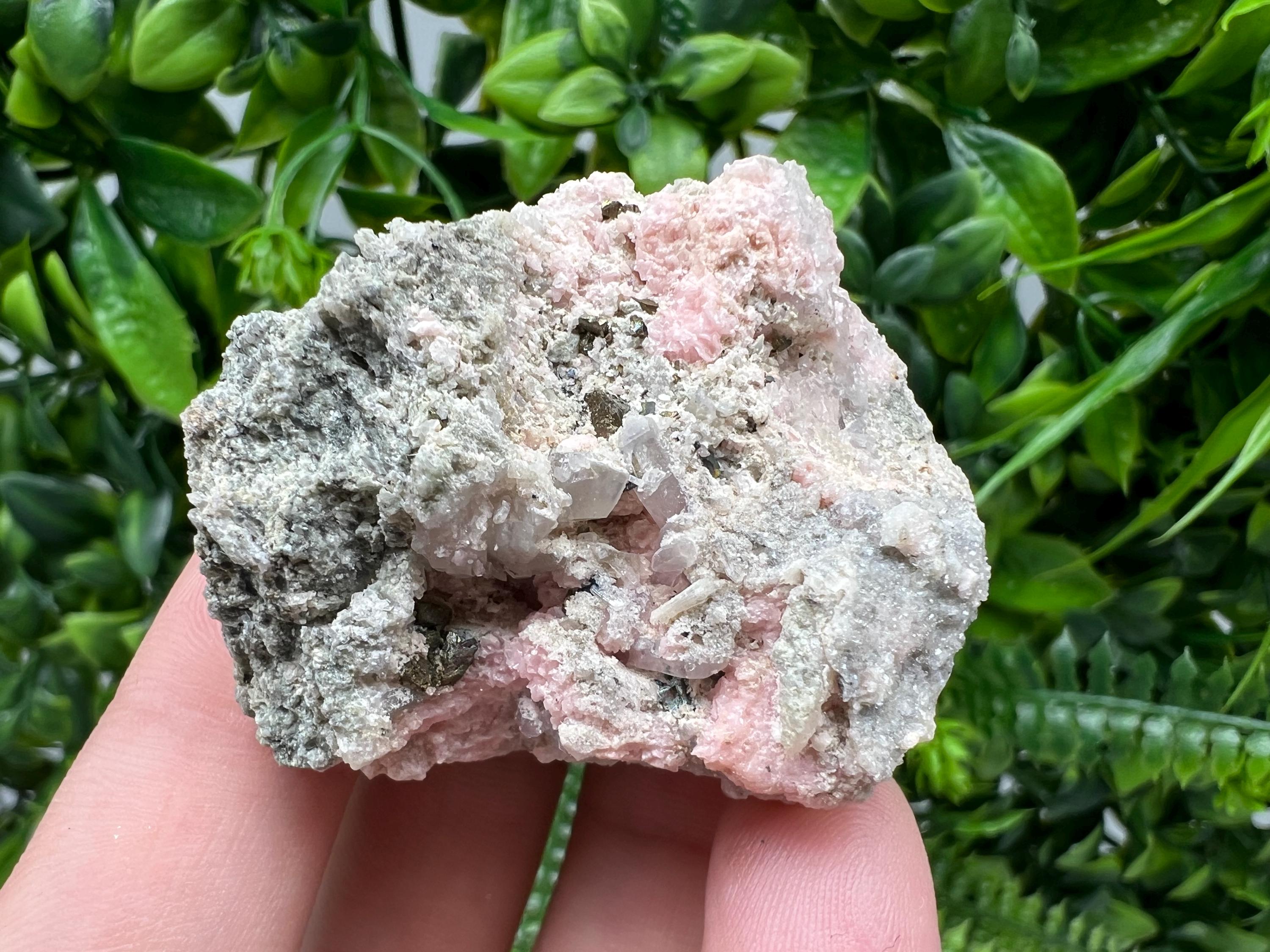 Pink Rhodochrosite Mineral Specimen, Davidcovo Bulgaria