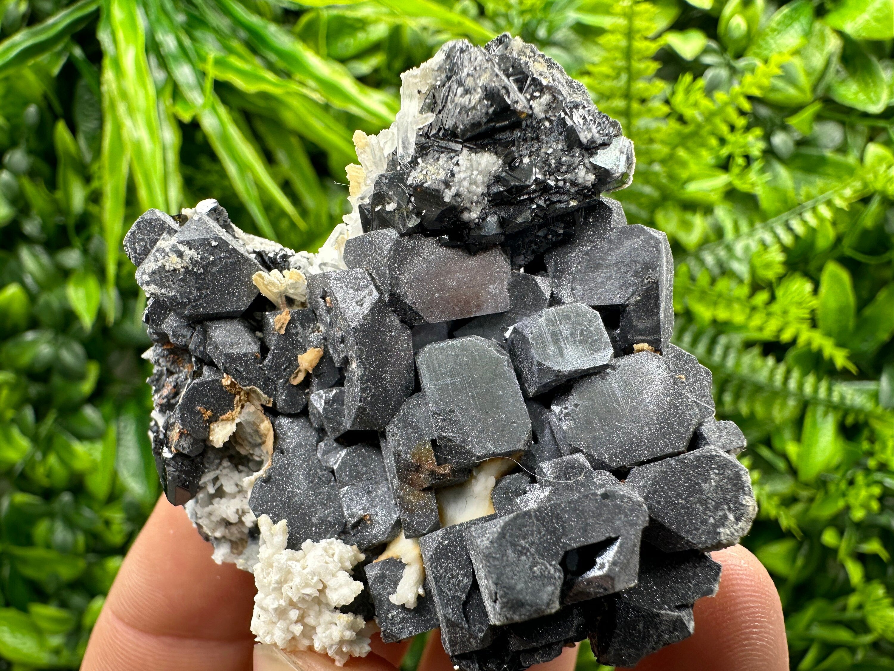 Galena Sphalerite Calcite Cluster: Natural Mineral Home Decor
